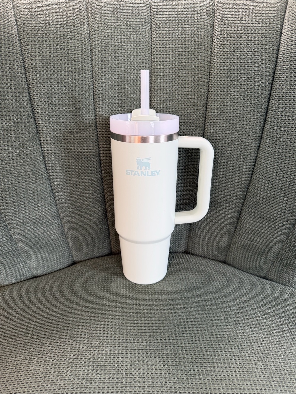 Stanley Mint Green Insulated Travel Tumbler with Handle and Straw